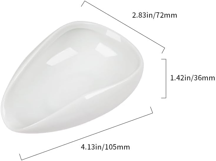 Coffee Beans Dosing Cup Coffee Dosing Tray Ceramic(White)