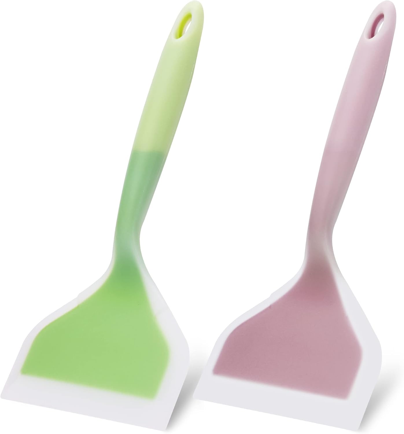 2 Pack Silicone Pancakes Spatula,Wide Pancakes Spatula Turner