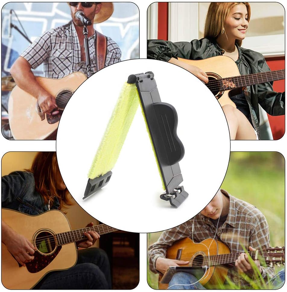 Guitar String Cleaner Clean Fretboard Cloth Tool Scrubber