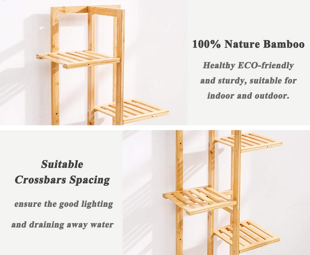 5 Tier 6 Potted Plant Stand Rack Multiple Flower Pot Holder