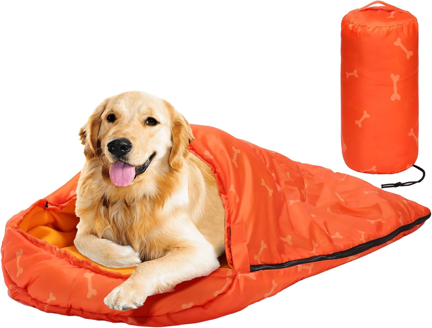Dog Sleeping Bag with Storage Bag for Travel Camping Hiking Backpacking