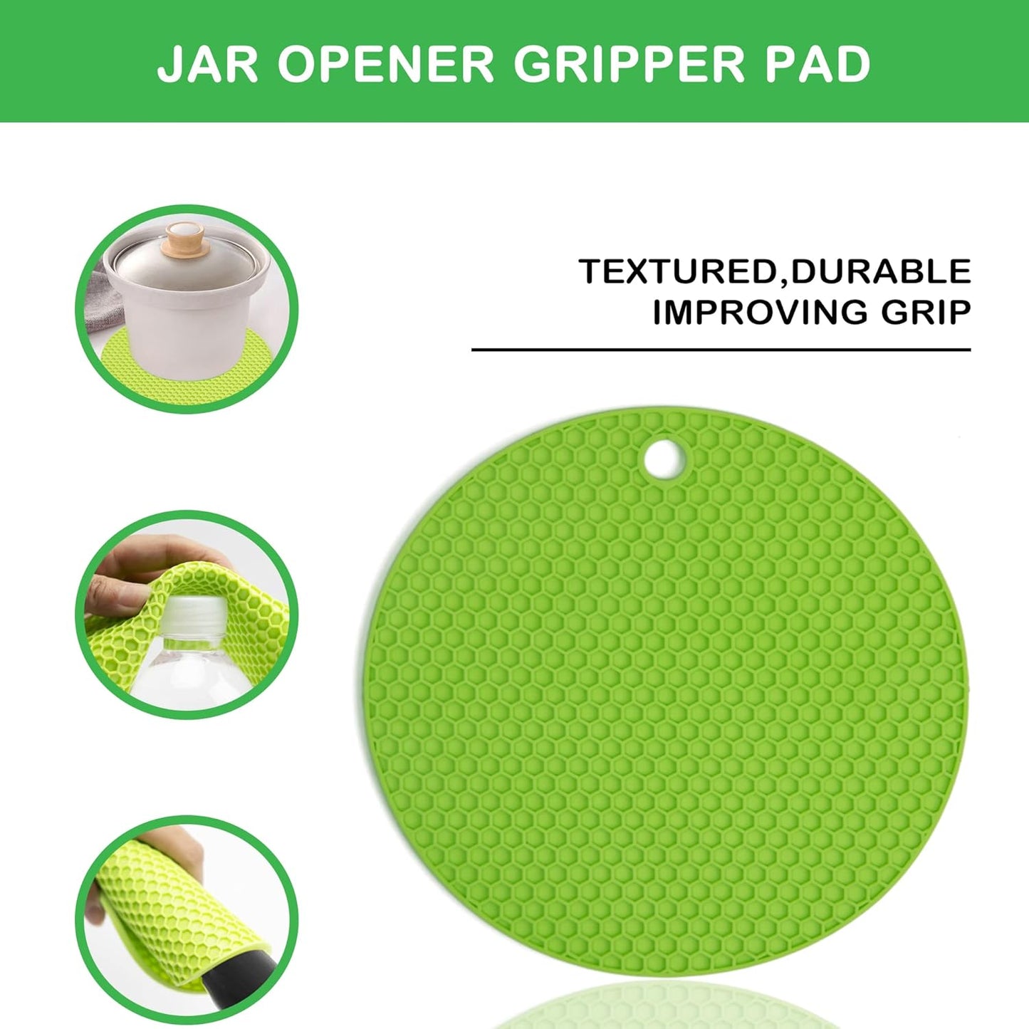 5 in 1 Multi Function Bottle Opener Lid Opener (Green)