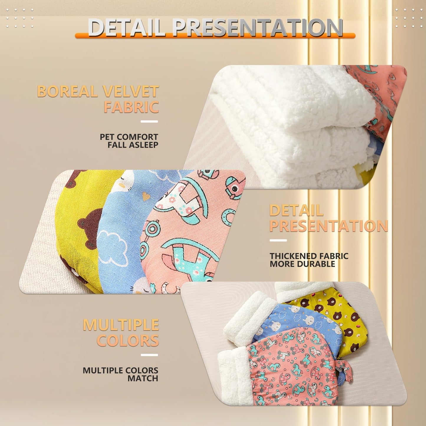 Cat Sleeping Bag, Soft Plush Winter Cat Cave Bed