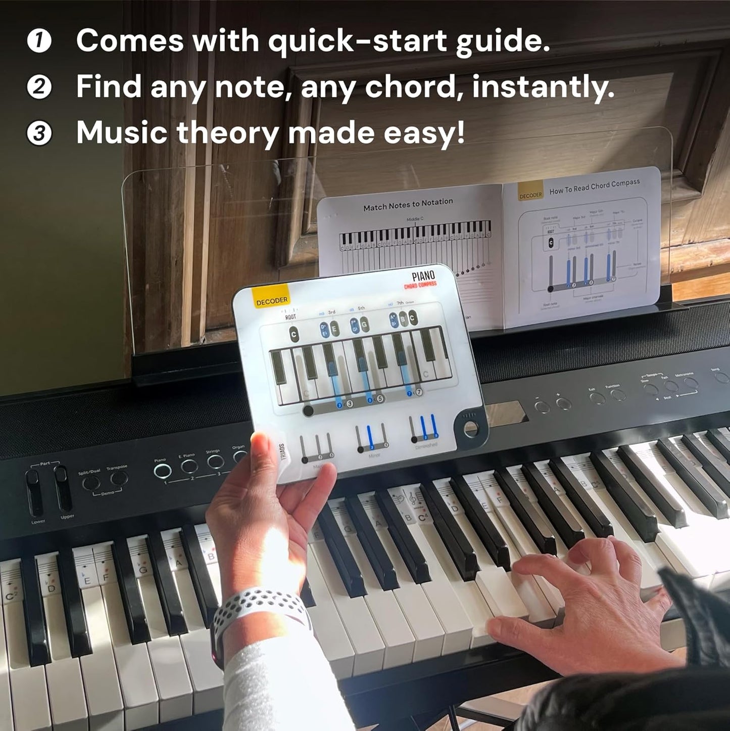 Piano Chord Compass - Learn Keyboard Chords