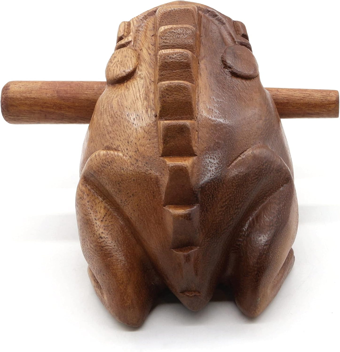 5" Wooden Frog Rasp - Musical instruments of Africa Frog Rasp Super Guiro Percussion