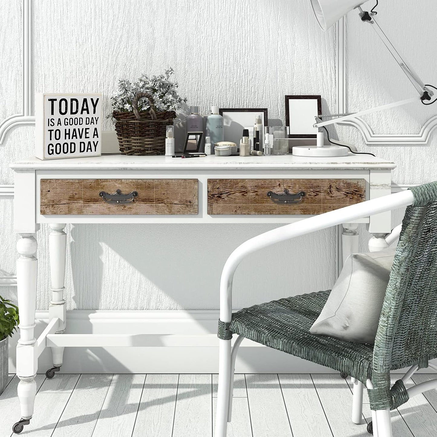Positive Desk Decor Inspirational Gifts Today Is a Good Day to Have a Good Day Wood Sign