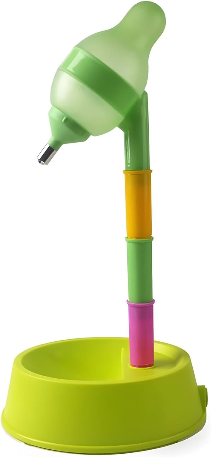 Pet Standing Water Dispenser Cat Dog with Detachable Pole Automatically Feeding Water (Green)
