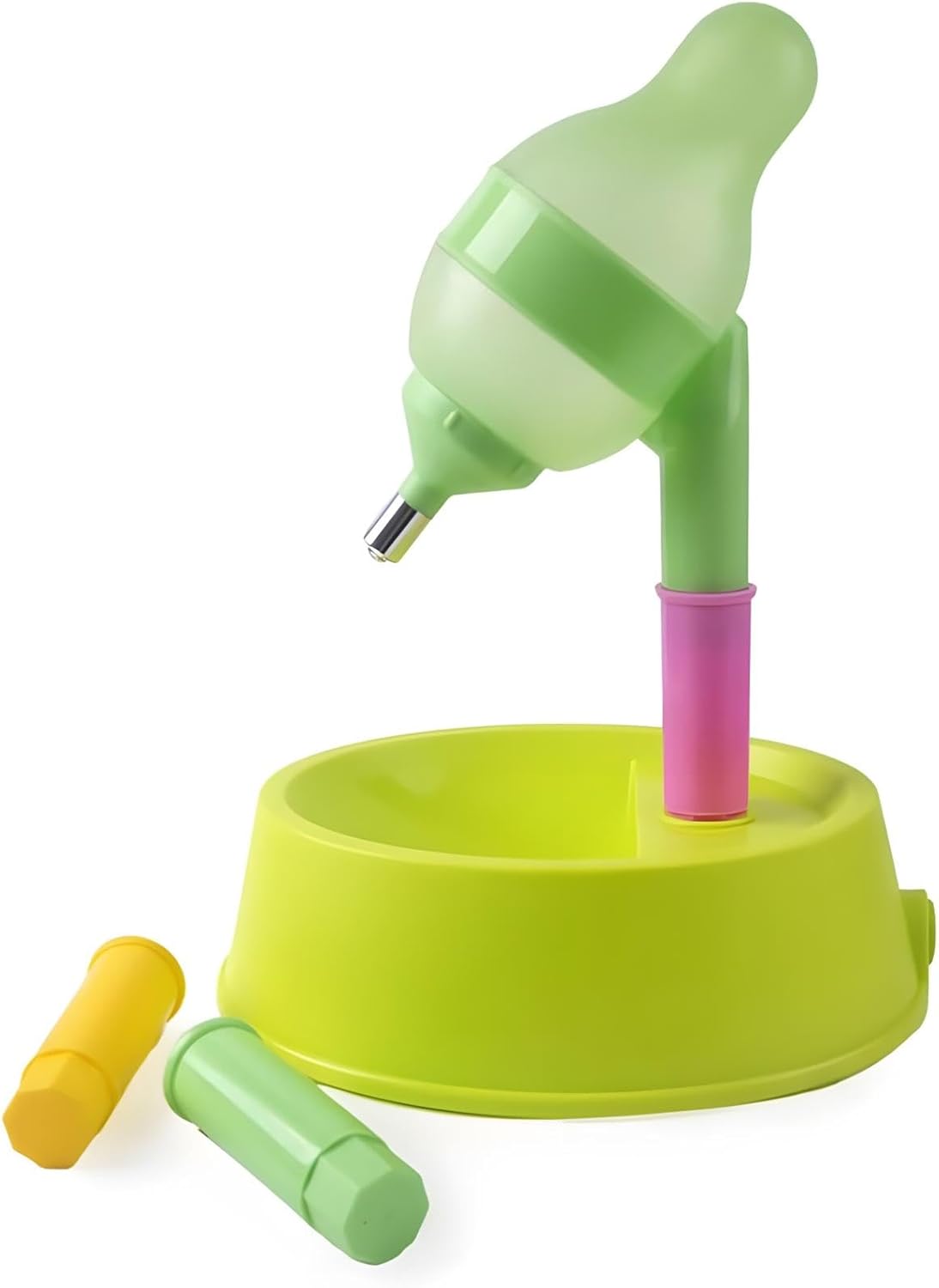 Pet Standing Water Dispenser Cat Dog with Detachable Pole Automatically Feeding Water (Green)