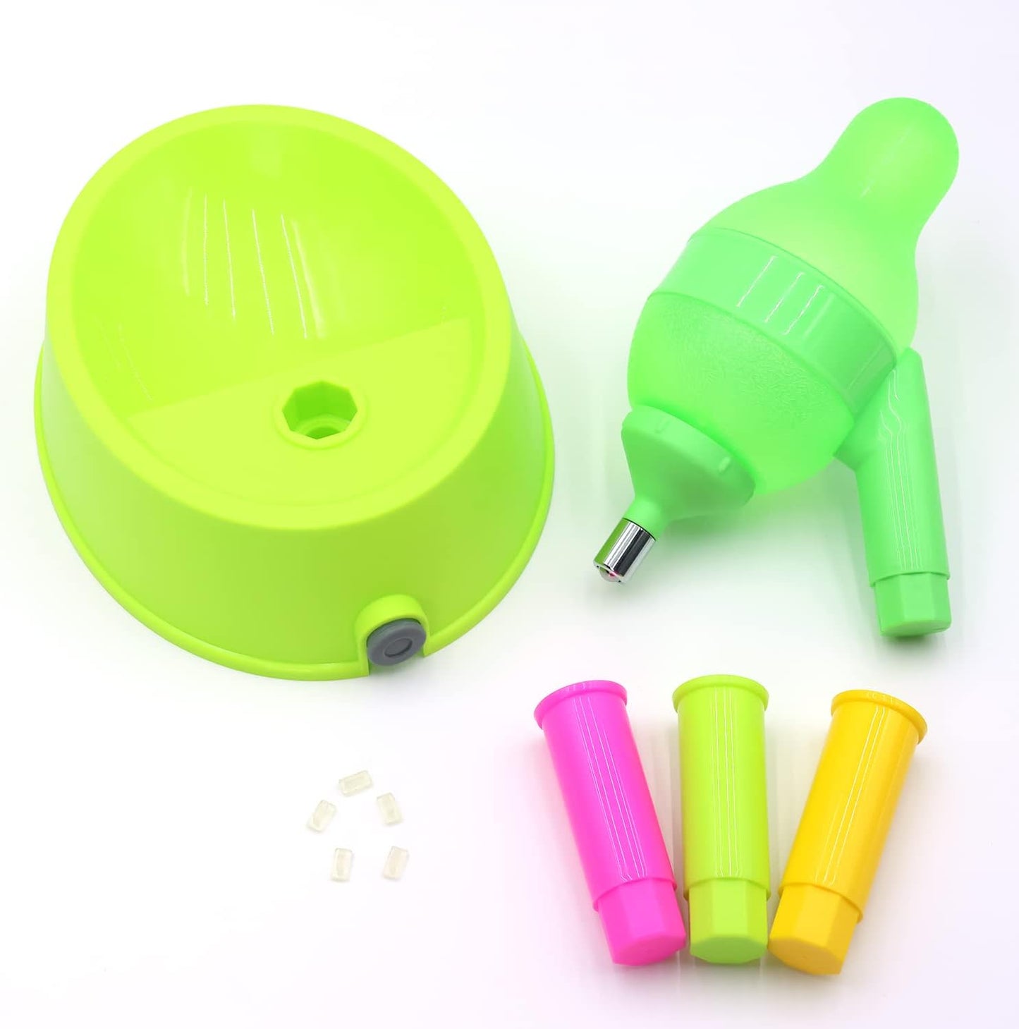 Pet Standing Water Dispenser Cat Dog with Detachable Pole Automatically Feeding Water (Green)