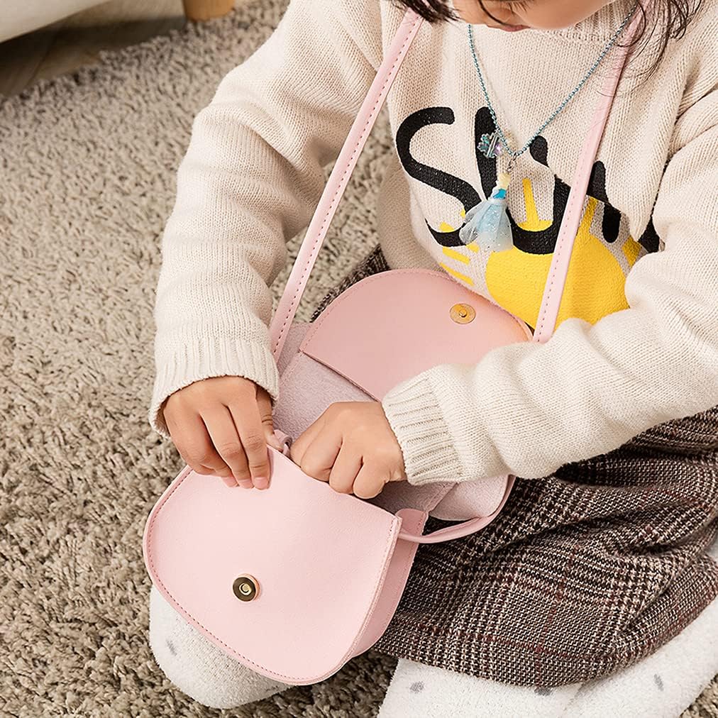 Mini Crossbody Shoulder Bag Coin Purse with Cute Mouse Ear Bowknot (Pink)Mini Crossbody Shoulder Bag Coin Purse with Cute Mouse Ear Bowknot (Pink)