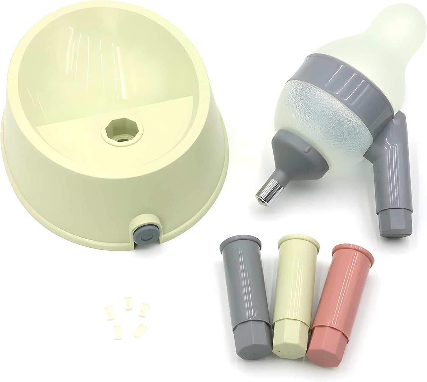 Pet Standing Water Dispenser Cat Dog with Detachable Pole Automatically Feeding Water (Green-Grey)