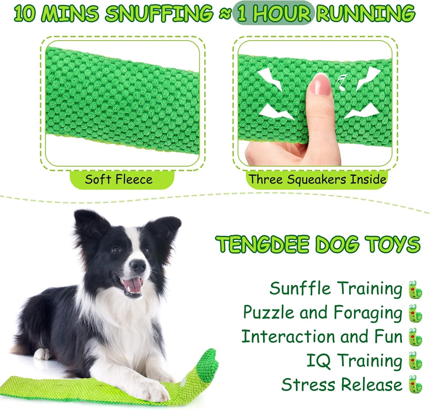 Squeak Dog Toys Stress Release Game for Boredom, Dog Puzzle Toy