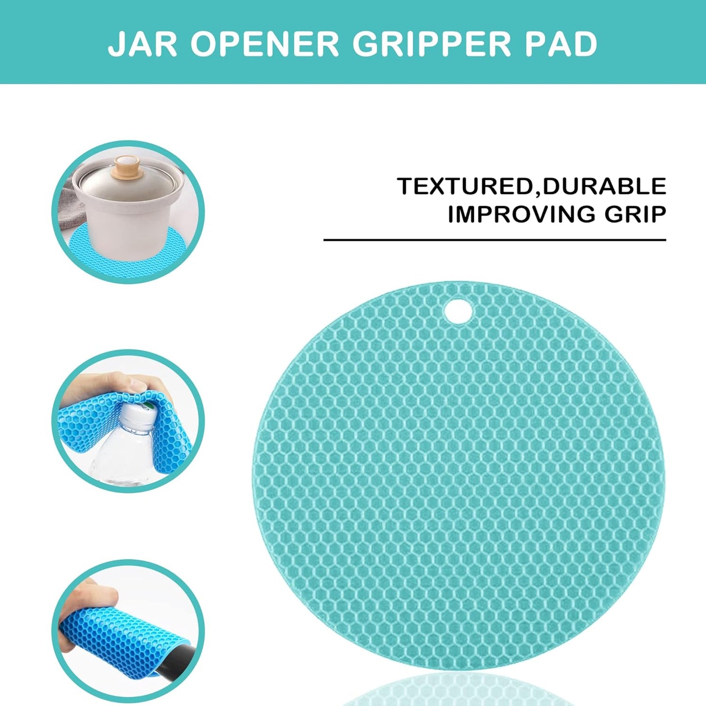 5 in 1 Multi Function Bottle Opener Lid Opener (Blue)