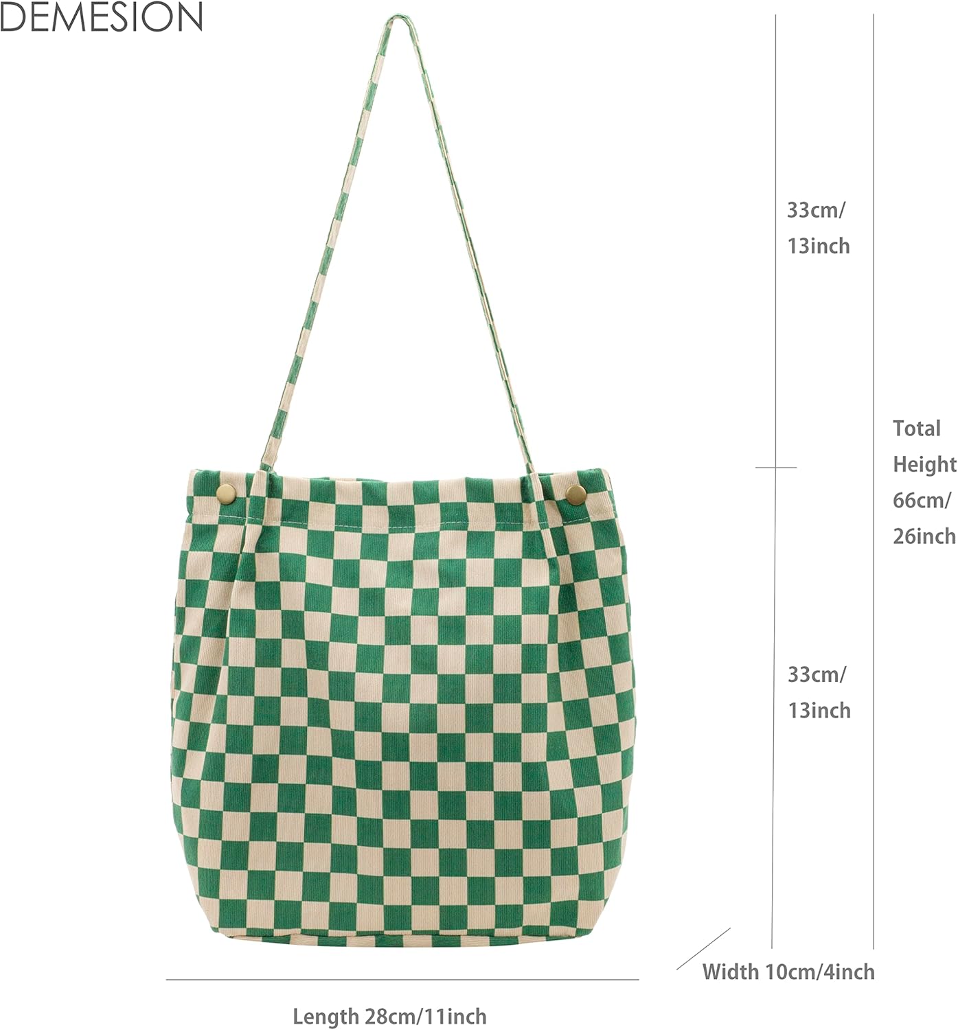 Corduroy Tote Bags for Women Travel Reusable Grocery Shopping Shoulder Go-to Everyday Bag