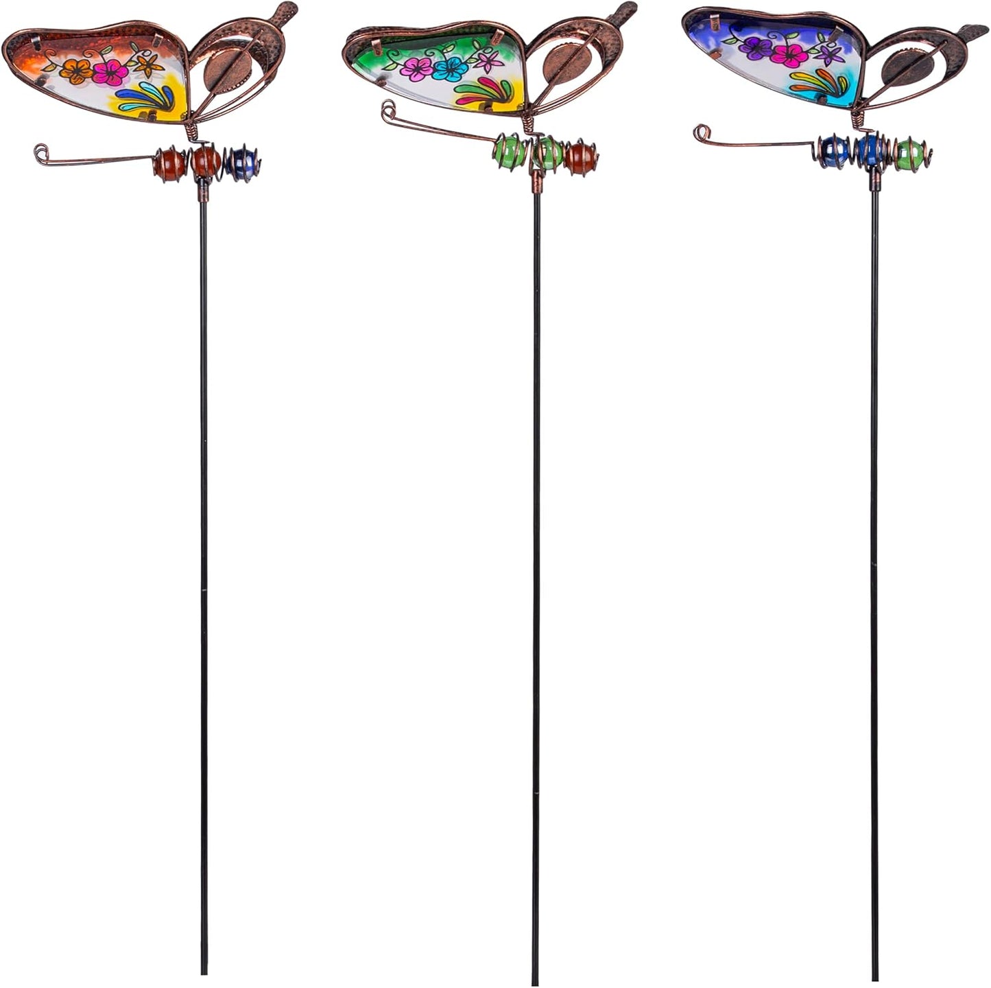 3 Pack Butterfly Decorative Garden Stakes,Outdoor Decorations