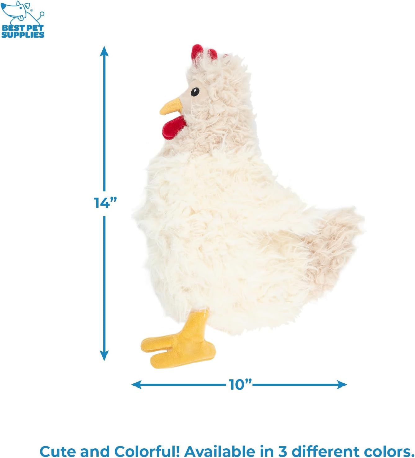 Chicken Crinkle Plush Dog Toys for Interactive Play