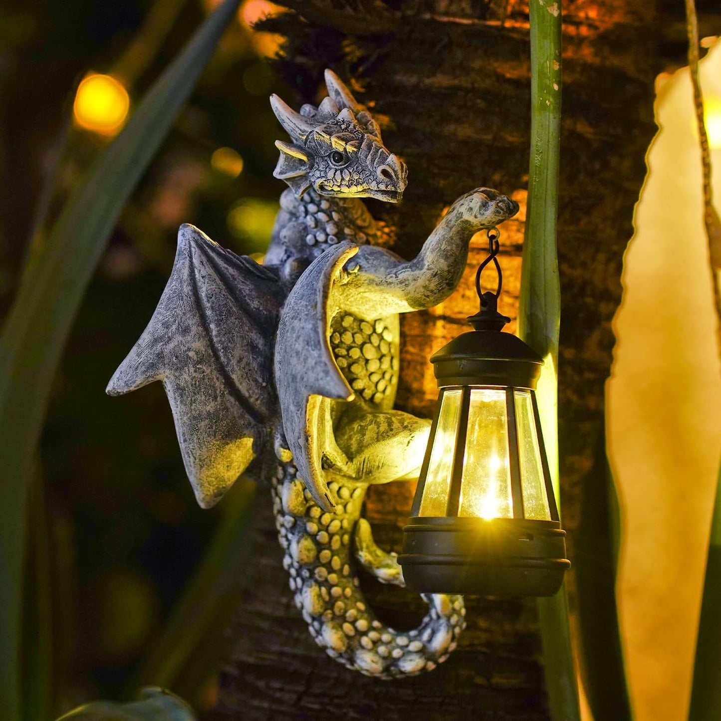 9.3 Inch Resin Statue for Outside Balcony Garden Decoration