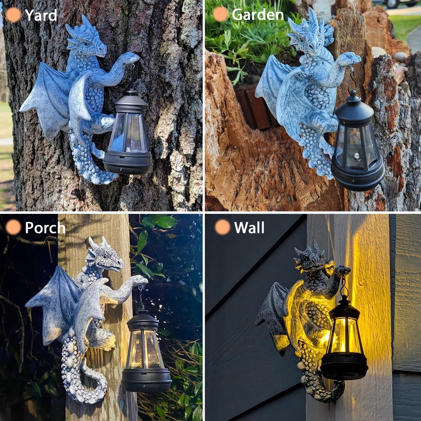 9.3 Inch Resin Statue for Outside Balcony Garden Decoration
