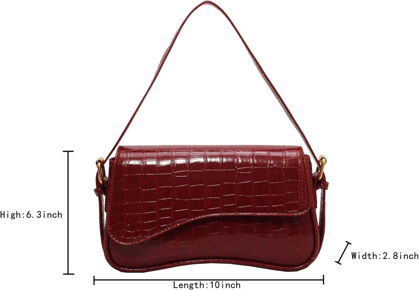 Shoulder Bag for women Clutch Purse Handbag PU Leather Tote Bag