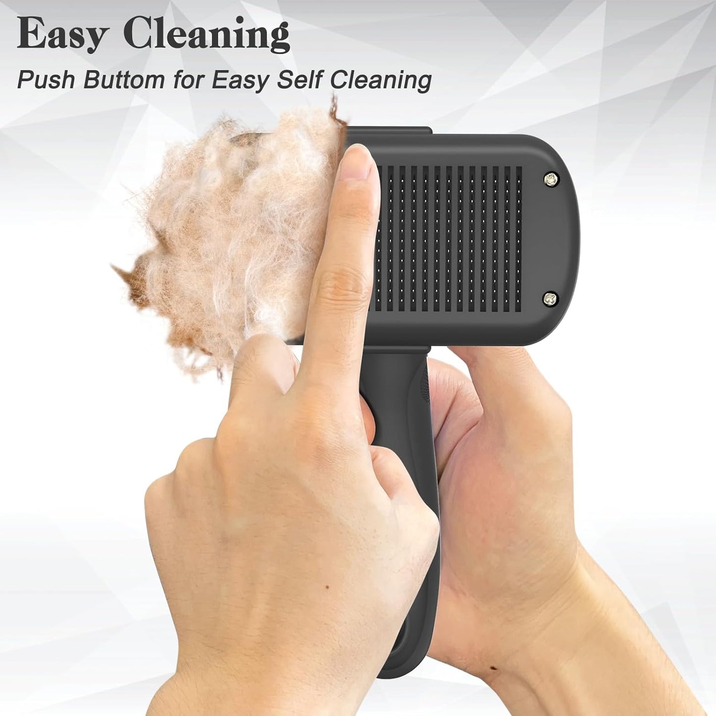 Self Cleaning Shedding Brush - Skin Friendly Grooming Tool for Dogs and Cats