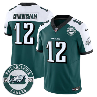 Men’s Philadelphia Eagles 2024 Vapor Limited Jersey – Est. 1933 Patch – All Stitched