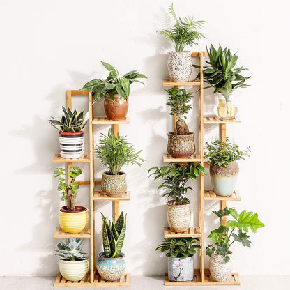 5 Tier 6 Potted Plant Stand Rack Multiple Flower Pot Holder