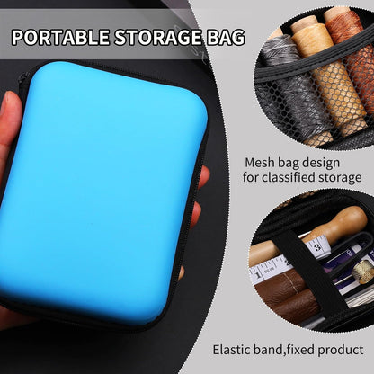Leather Sewing Kit, Leather Stitching Kit, Leather Working Kit with Leather Needles
