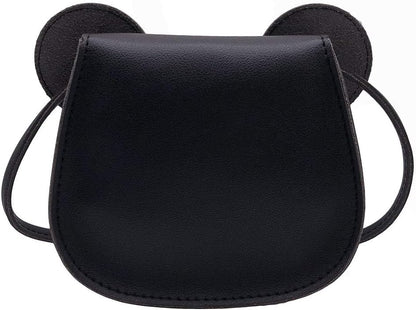 Mini Crossbody Shoulder Bag Coin Purse with Cute Mouse Ear Bowknot