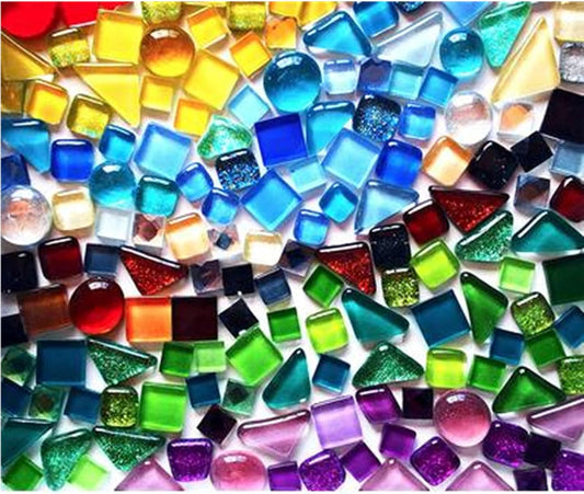500g Glue Down Irregular Tiny Mosaic Tile Hobbies Children Handmade Crystal Craft