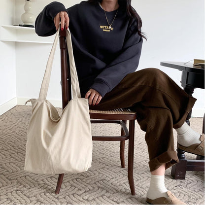 Corduroy Tote Bag, Large Shoulder Hobo Bags Casual Handbags Big Capacity