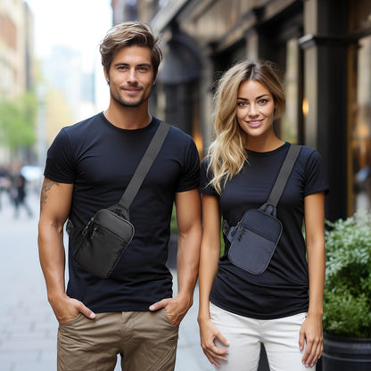 Mini Sling Bag for Women and Men, Small Crossbody Bag Casual Trendy Waterproof Phone Chest Bag
