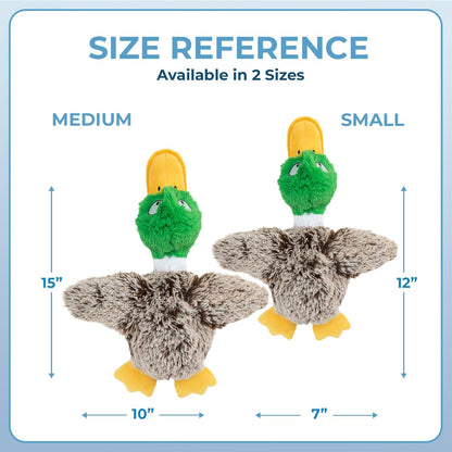Interactive Mallard Mates Dog Toy with Crinkle and Squeaky Enrichment