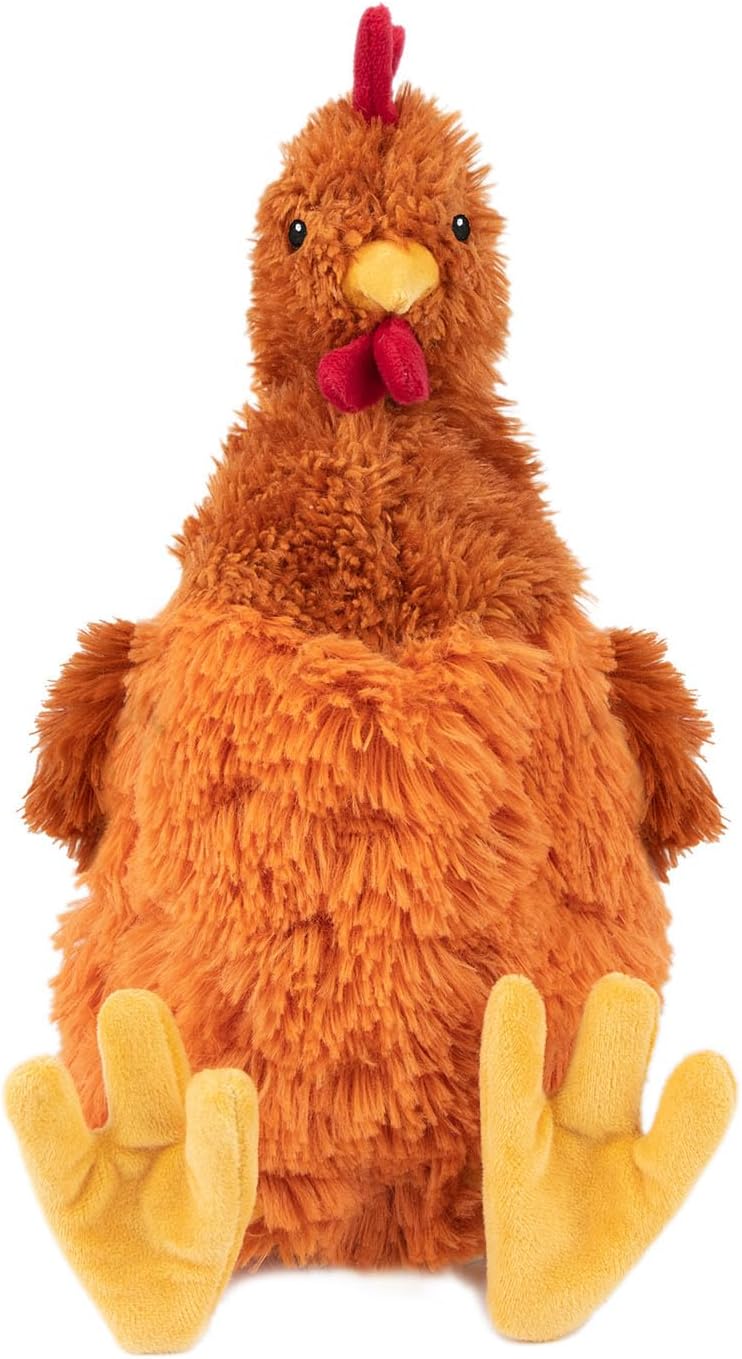 Chicken Crinkle Plush Dog Toys for Interactive Play