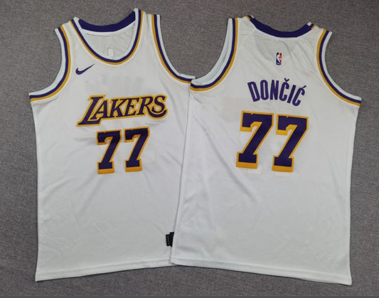 Custom Listing - 3XL   Luka Dončić #77 L.A. Lakers NBA Jersey- White | onetime