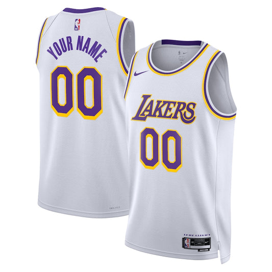 Custom jersey -  white laker size 48 Lin #17