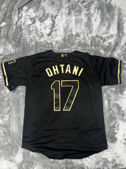 Los Angeles Dodgers - #17 OHTANI - Black/Gold Edition Jerseys