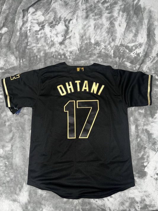 Los Angeles Dodgers - #17 OHTANI - Black/Gold Edition Jerseys