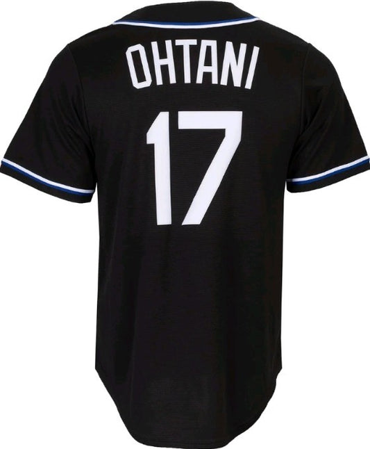 Los Angeles Dodgers #17 Shohei Ohtani Black 2024 World Series Champions Limited Stitched Baseball Jersey